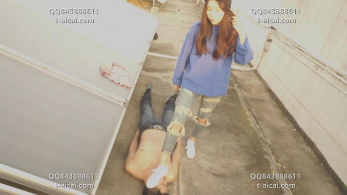 【婉慈Icon】绝版-南一天台暴力虐尾随男(航拍,踩烂舌头) TTTIO-20220129