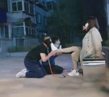 【傲柔】精彩-超强3S户外遛狗/群殴【完整版】 bf11210