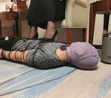 【星期六】五花大绑高跟全体重踩 bf16409