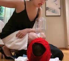 【千条姐】重口呕吐物-拉丝口水+浓痰+呕吐物强迫吞咽 bf27141