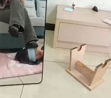 【小可可呀】继续开发学姐当狗-脚踩强制磕头/羞涩舔脚舔鞋 bf28540