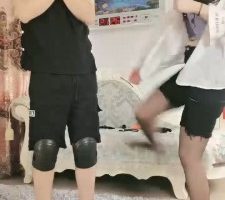 【夏夏呀】黑丝S暴力虐打踢踹 bf31524