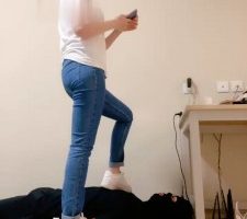 【小妮】小白鞋全体重踩踏 bf32382