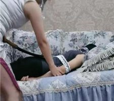 【魔鬼天使】保鲜膜窒息/捆绑封嘴/喂圣水 bf36140