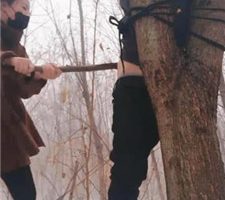 【卡罗琳】户外冰天雪地调-捆绑棍棒重度sp bf37152