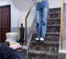 【麋鹿银儿】舔地板喂食/吃口水/鞭打/踩狗爪/全体重踩 bf39557