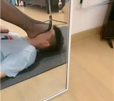 【语阳】镜前羞辱-黑丝脚捂脸/物化脚垫 JS240425-11