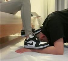 【苒溪】耐克鞋白棉袜踩继父 bf42604