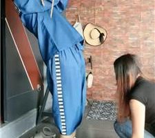 【圈养基地】各种刑具吊绑囚禁虐废 JS240819-14