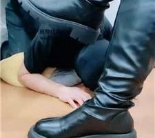 【拽拽】近距离舔闻长靴原味白袜 JS241104-27