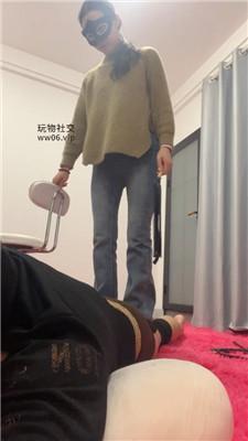 【姗姗】腿绞/高跟黑棉袜踩踏/鞭打 JS241125-29