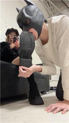 【米琦妙妙屋】跪舔脏靴底/白袜脚深喉 bf48116