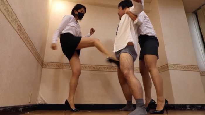 【1080P】PUMPS系列双OL暴力踢裆日常 bf57537