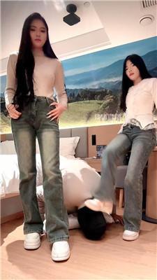 【丸子】双S-骑狗小白鞋踩踏【双视角版】 bf59779