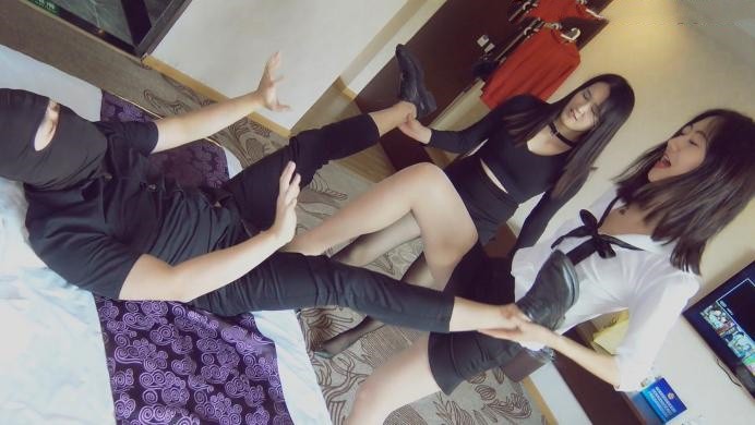 长腿姐妹花狂虐入室歹徒（下） JS251218~10