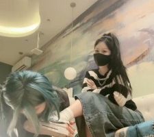 【桃幼幼】发骚闺蜜下跪做狗/袜子塞嘴 bf33146