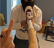 【奶味小仙女】cos洛丽塔-脏鞋白袜诱惑/脚耳光/踩踏/坐脸 JS2406010-2